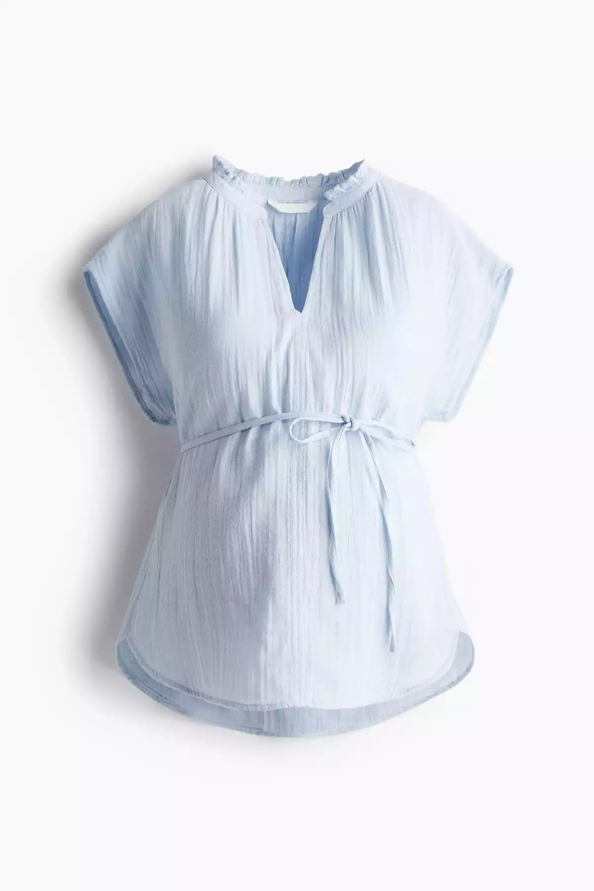 بلوز muslin کمربند دار برند H&M کد 1757223309