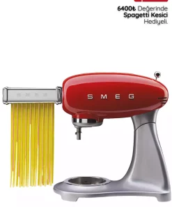 میکسر قرمز یکدست سبک برند Smeg کد 1759196463