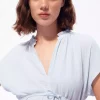 بلوز muslin کمربند دار برند H&M کد 1757223309