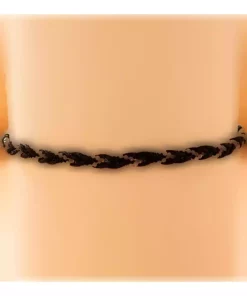 بافتنی ظریف مدل ابر و باد طلایی رنگ & دست ساز مشکی برند TREND کد 1757086872
