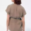 بلوز muslin کمربند دار برند H&M کد 1757223189