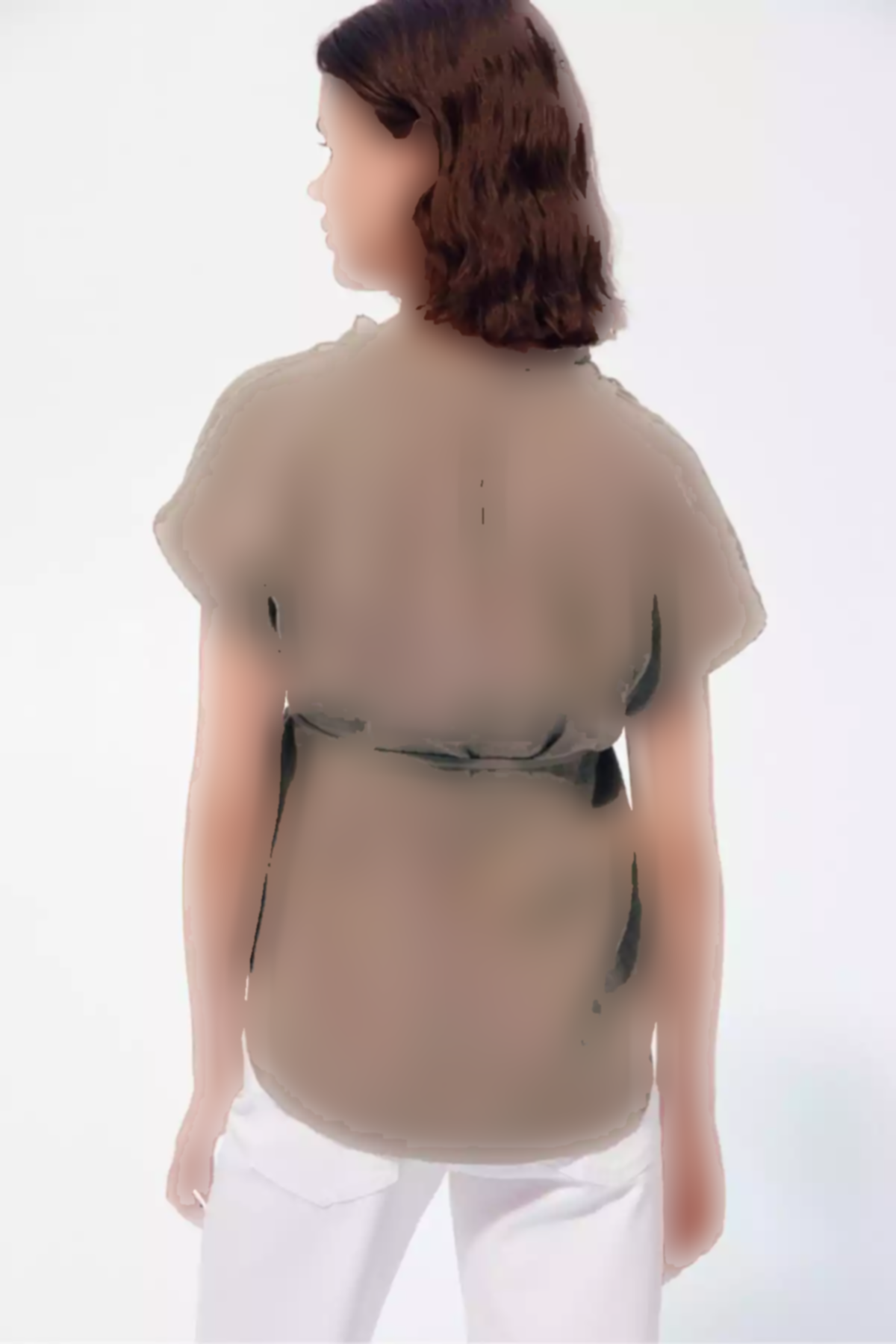بلوز muslin کمربند دار برند H&M کد 1757223189