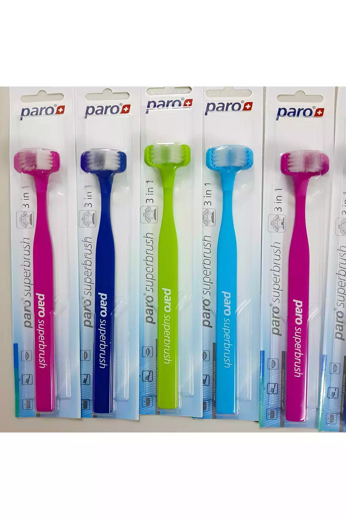 مسواک با کیفیت مدرن بلند طراحی نوک سوئیس برند Paro کد 1757335271