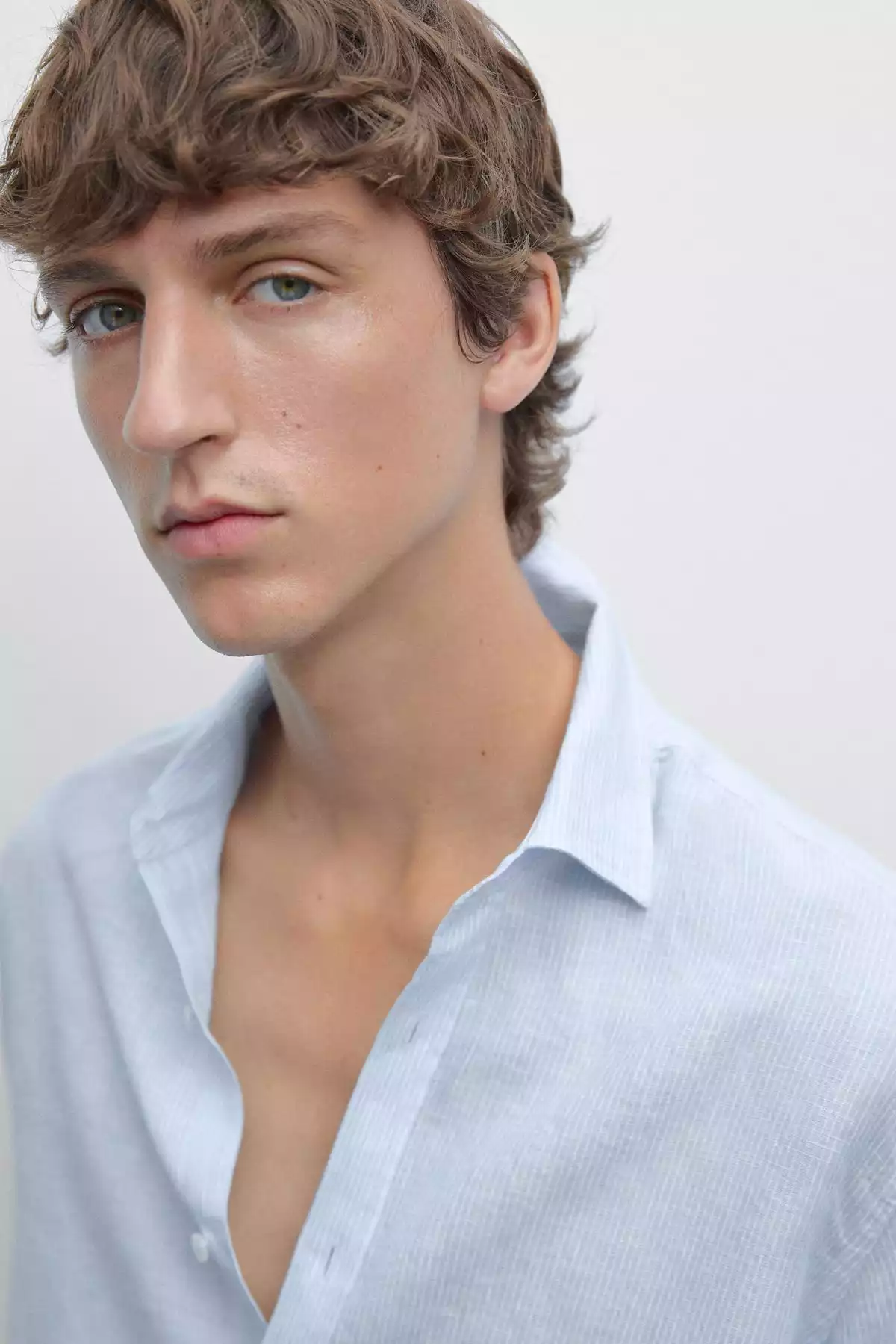 پیراهن متناسب راهراه برند Massimo Dutti کد 1757754968