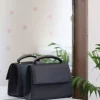 کیف دوشی مجلسی طرحدار مشکی زنانه برند Moom Bag کد 1758390673