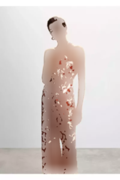 سرهمی برش پاپیونی برند MANGO کد 1757738588