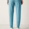 شلوار راحتی جیب دار دور کمر بلند پاچه کشی آبی فیروزه ای برند Penti کد 1757206808