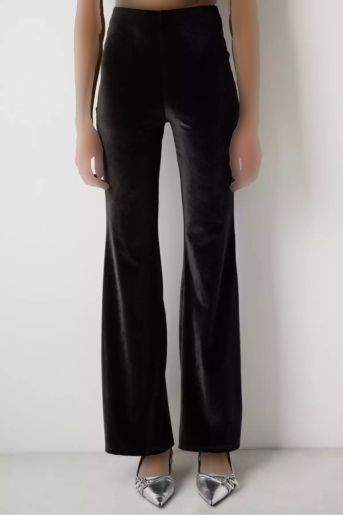 مخملی دور کمر بلند شلوار مشکی برند Penti کد 1758120071