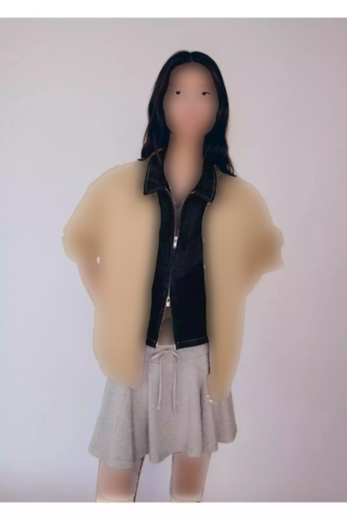 کت گشاد بامبر برند MANGO کد 1758264186