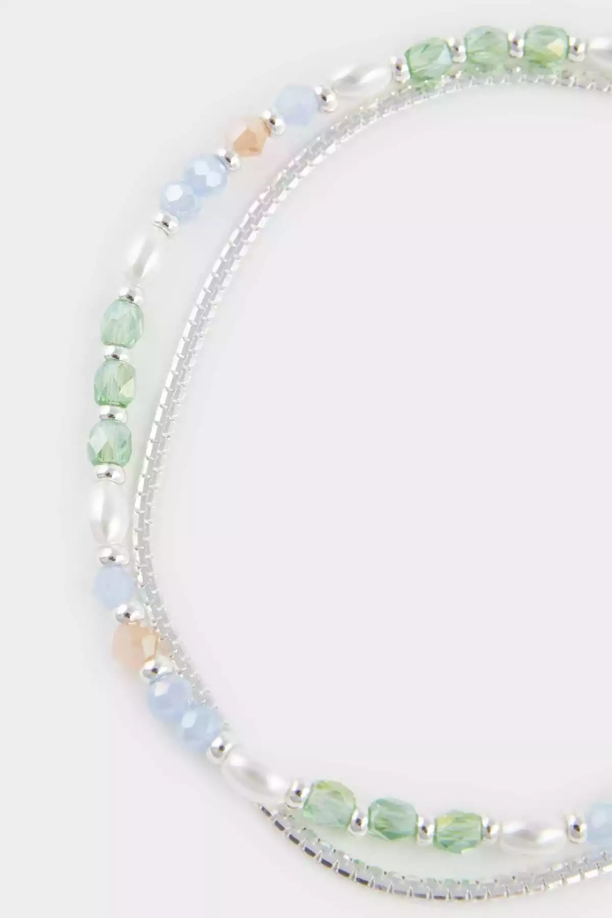 مروارید دوزی شده نقره ای زنانه برند Defacto کد 1757272449