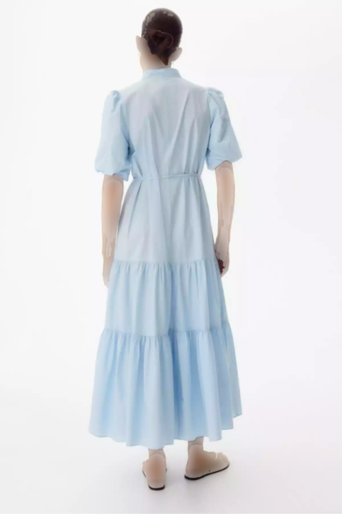 پیراهن طبقه دار پنبه ای برند H&M کد 1759239670