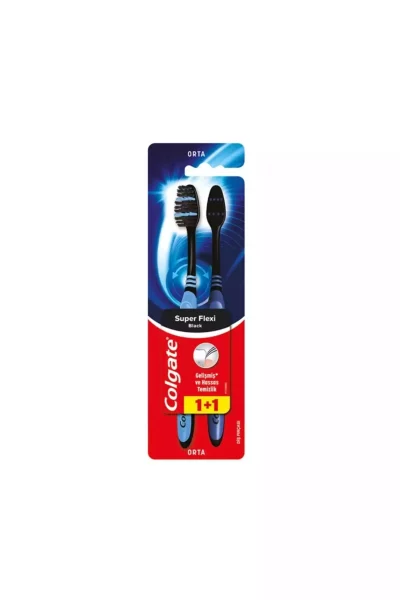 مسواک 1وسط مشکی برند Colgate کد 1757031321
