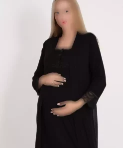 ست لباس شب بارداری مشکی برند Miss Dünya Lissa کد 1757668869