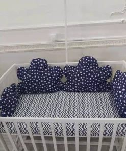 ست خواب ستاره دار سرمه ای ?? eco برند babyen1 کد 1757007669