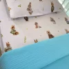 بالشت و رویه ملحفه کاوردار ست خواب بچه گانه کودک کشی 100پنبه برند BABY HAN CONCEPT کد 1757090648