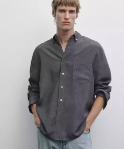 پیراهن متناسب راحت برند Massimo Dutti کد 1757751848
