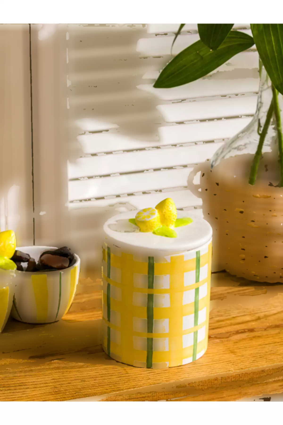 ظرف نگهداری سرامیک چاپی رنگی 17cm برند LC Waikiki کد 1758385271