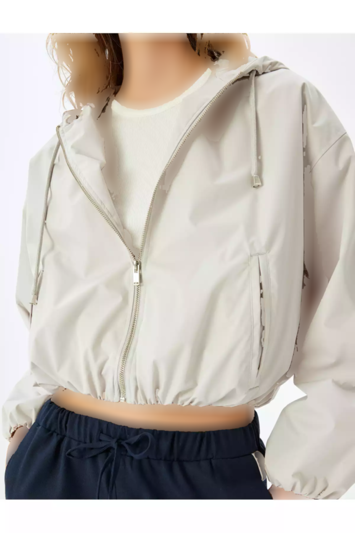 بارانی گشاد جیب دار کلاهدار آستین بلند برند Koton کد 1757707869