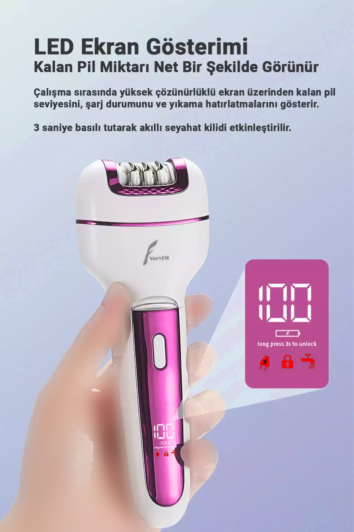 دستگاه موکن مو کن پا اصلاح 1برقی 30 زیر بغل برند VERYFİT کد 1757299268