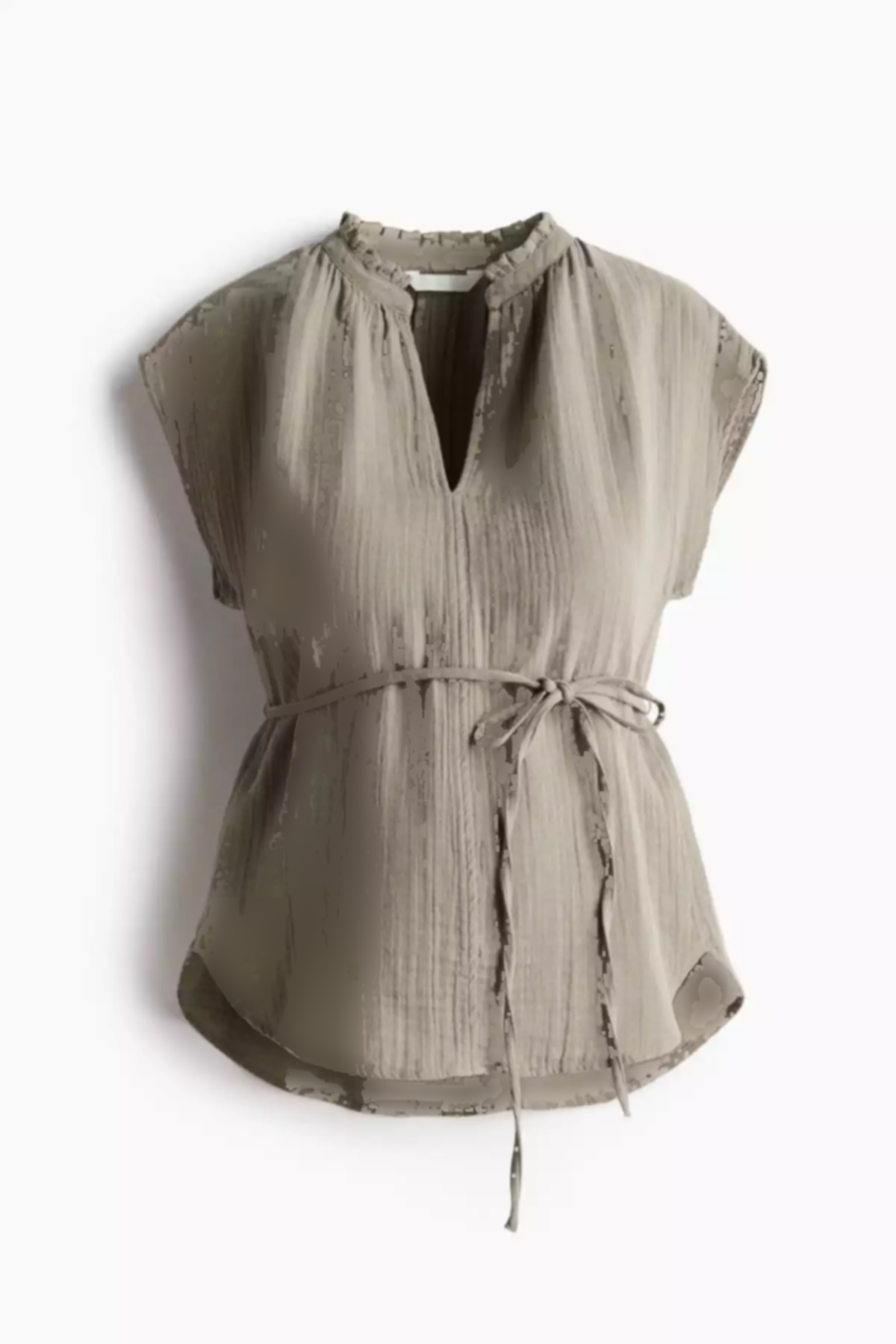 بلوز muslin کمربند دار برند H&M کد 1757223189