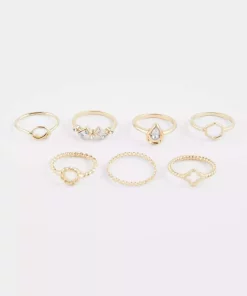 انگشتر طلایی زنانه برند Defacto کد 1757272269