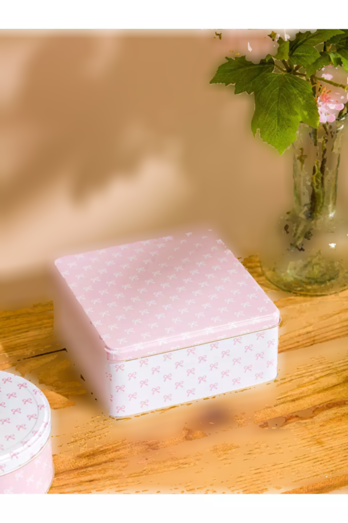 ظرف نگهداری پاپیون فلزی چاپی صورتی برند LC Waikiki کد 1758361269