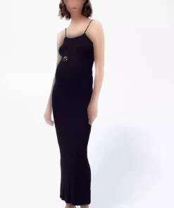 پیراهن بافتنی لاستیک بنددار برند H&M کد 1759233798