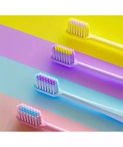 مسواک فوق العاده نرم کوچک متناسب 4lu کرمی برند Mimis Store کد 1757072468
