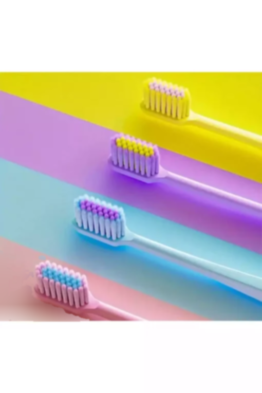 مسواک فوق العاده نرم کوچک متناسب 4lu کرمی برند Mimis Store کد 1757072468