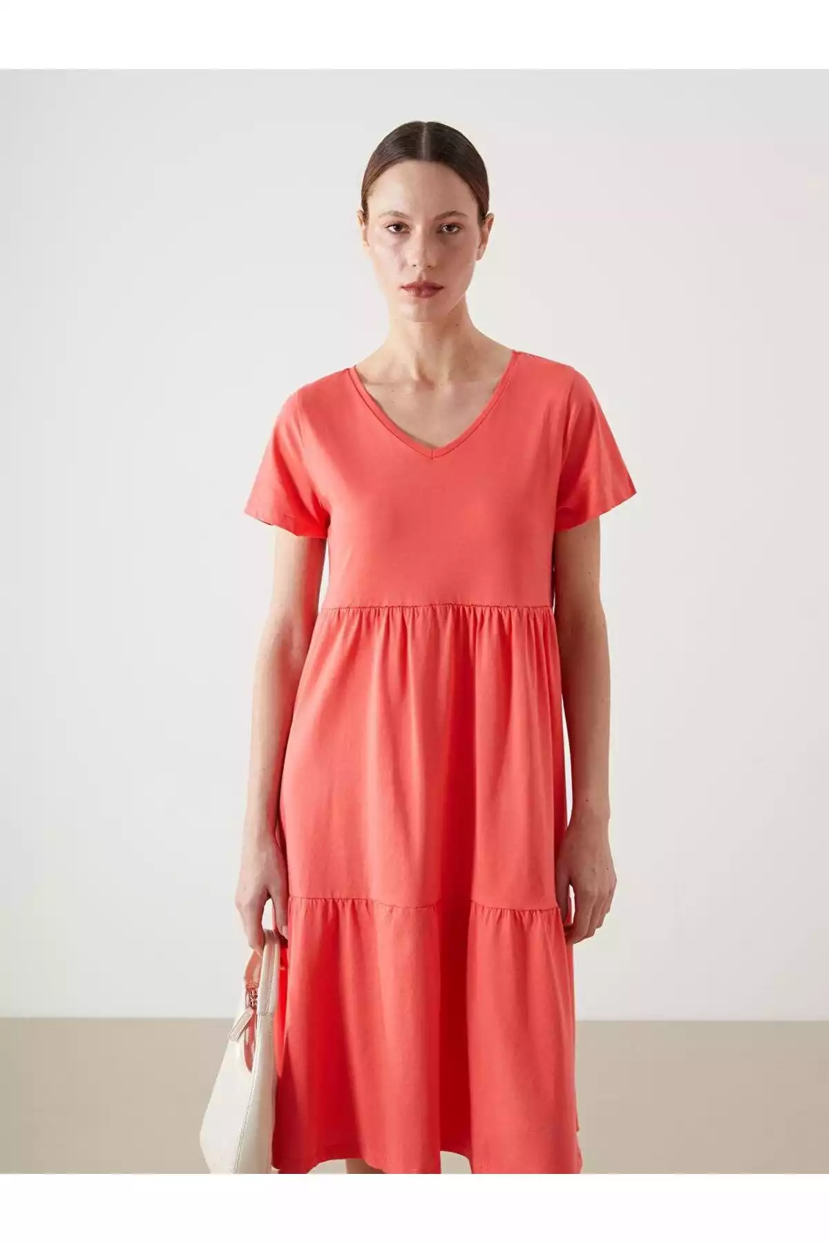 پیراهن یقه هفت زنانه برند LC Waikiki کد 1759254665