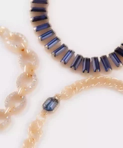 دستبند نگین دار طلایی زنانه برند Defacto کد 1757272689