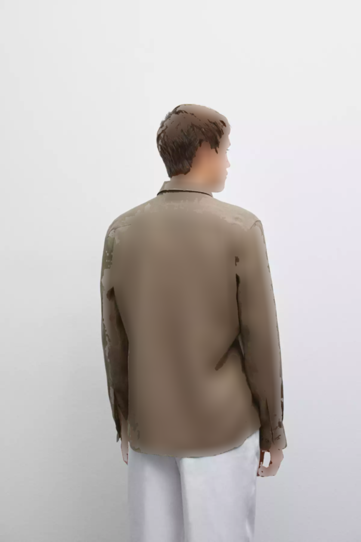 پیراهن اسلیم فیت 100کتان برند Massimo Dutti کد 1757754849