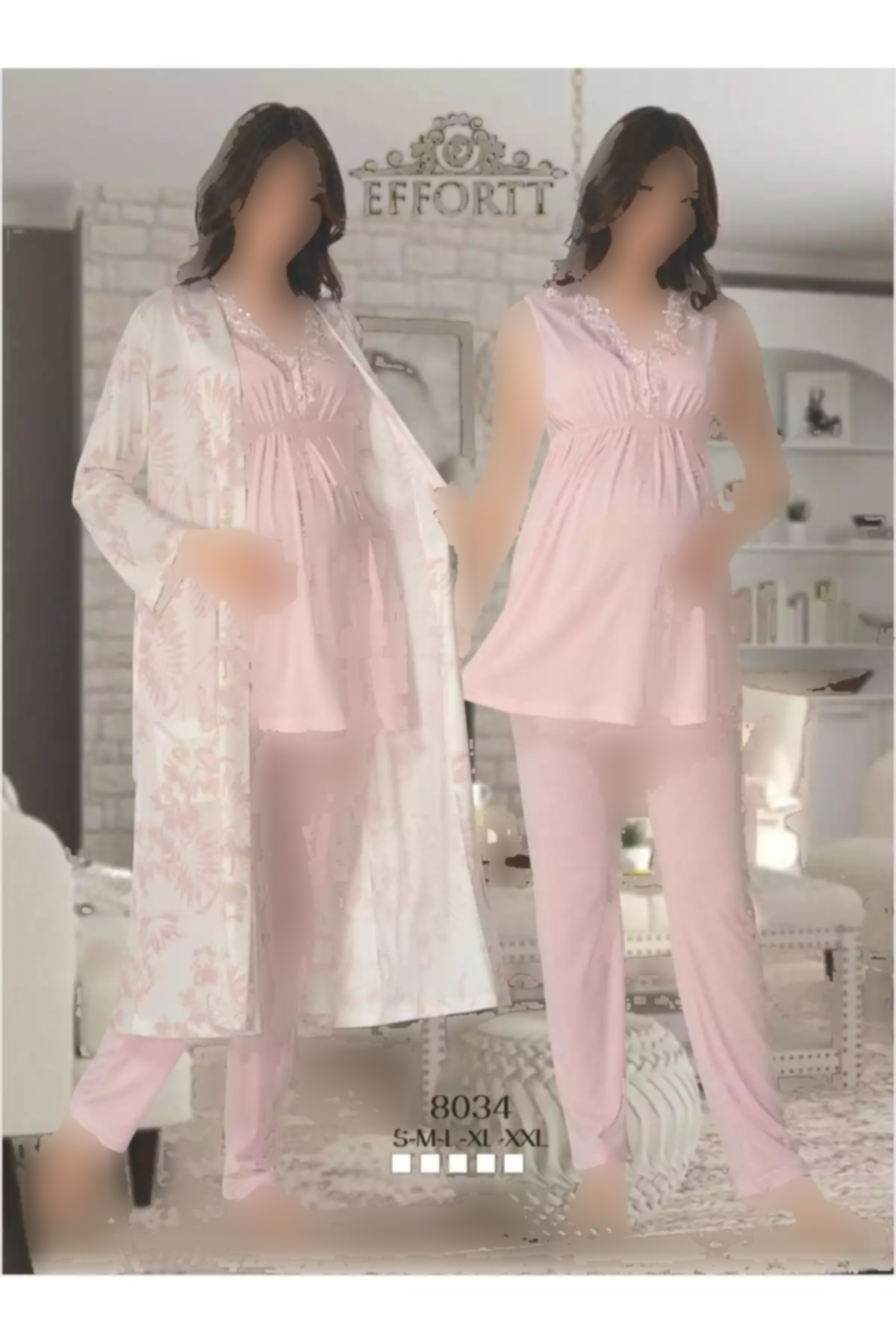 لباس راحتی بلند و گشاد بارداری برند EM&FA TEKSTİL کد 1758098474