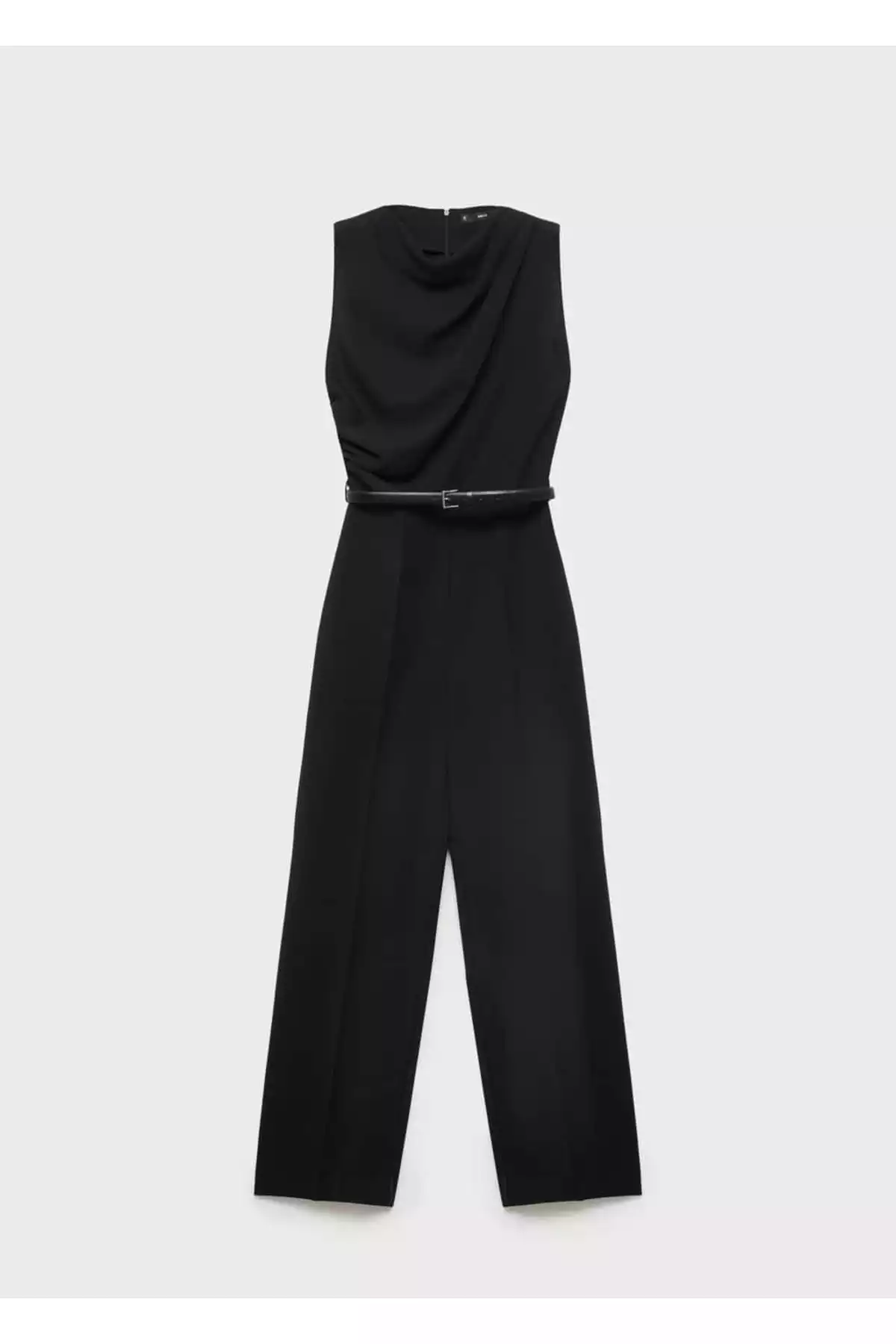 سرهمی یقه بلند کمربنددار برند MANGO کد 1757742190