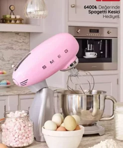 مخلوط کن صورتی یکدست سبک برند Smeg کد 1759196470