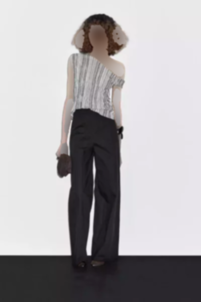 پاچه گشاد طرحدار دوخته شده شلوار برند Massimo Dutti کد 1758115872