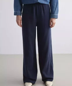 کمر کشی muslin بافتنی شلوار زنانه برند LC Waikiki کد 1758314472