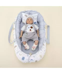 کریر لانه زنبوری دو طرفه آبی بالشت برند Yunikobaby کد 1757094072