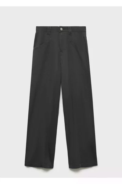 رنگ زغالی شلوار دخترانه برند MANGO کد 1757785509