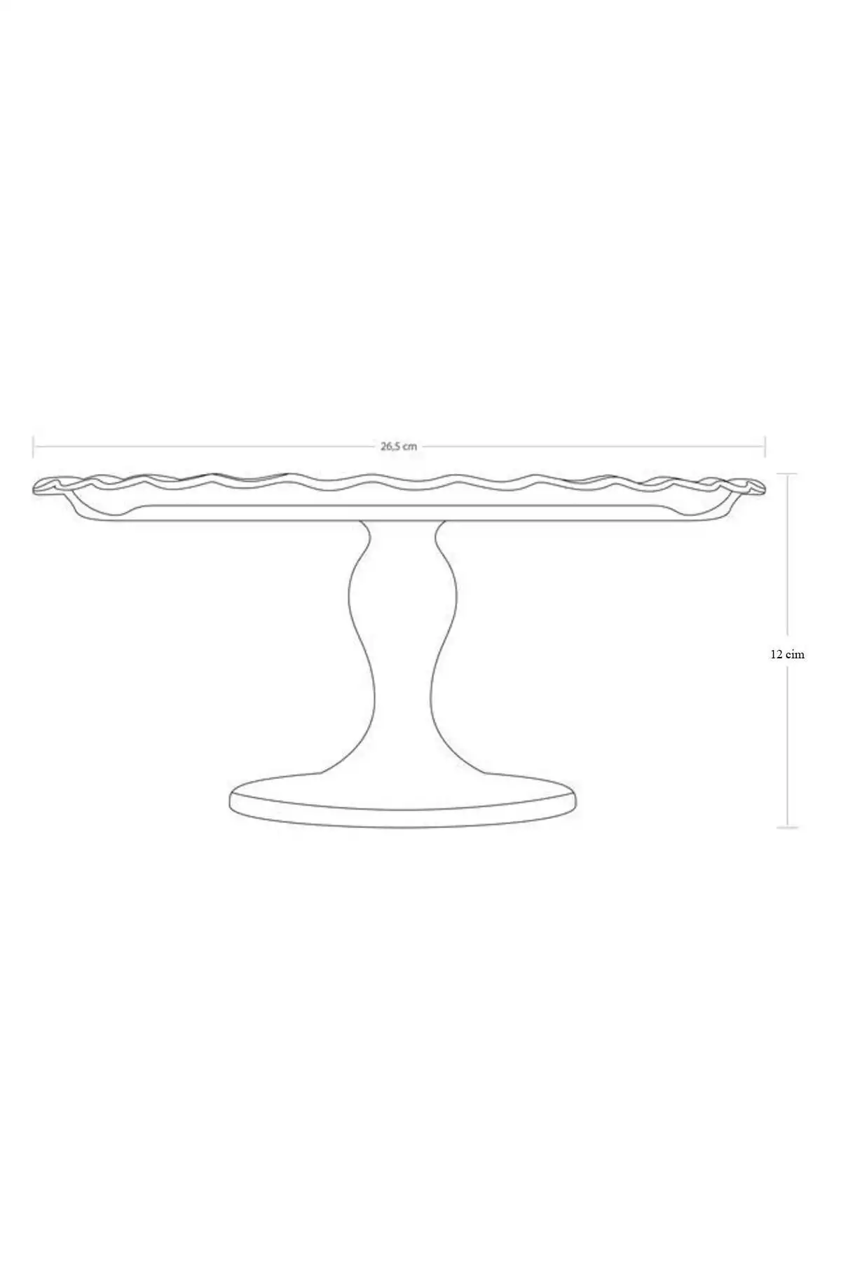 استند کیک پایهدار برند Paşabahçe کد 1758471123