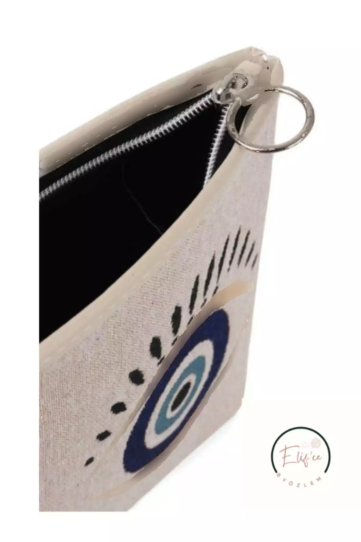 کیف لوازم آرایش چشم بافته شده طرحدار (کلاچ) برند ElifceByÖzlem کد 1758444074