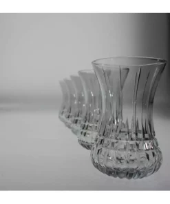 لیوان برش کریستال 6عدد چای کمر نازک طرح باکارات برند Paşabahçe کد 1758213724