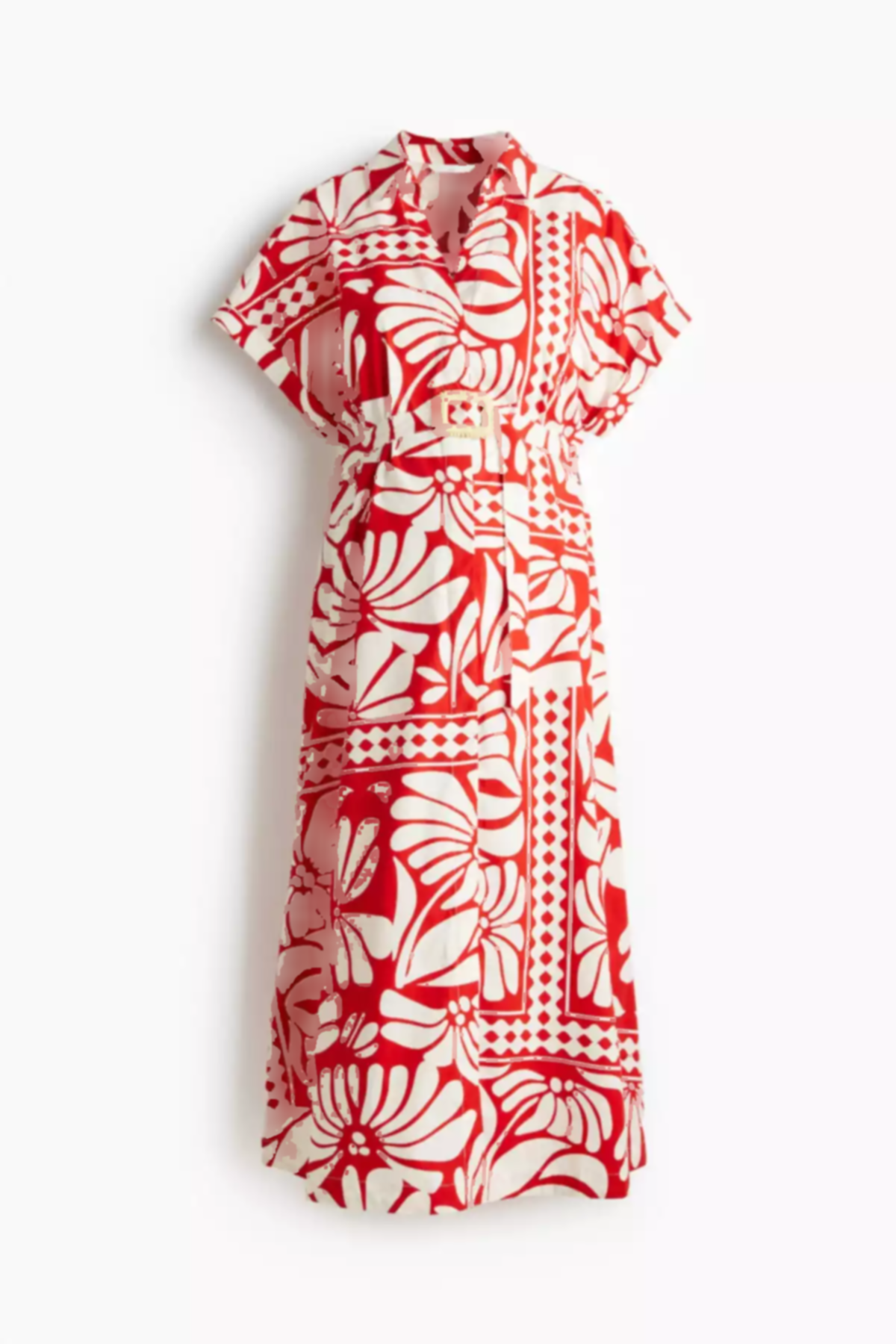 پیراهن کمربنددار برند H&M کد 1759233852