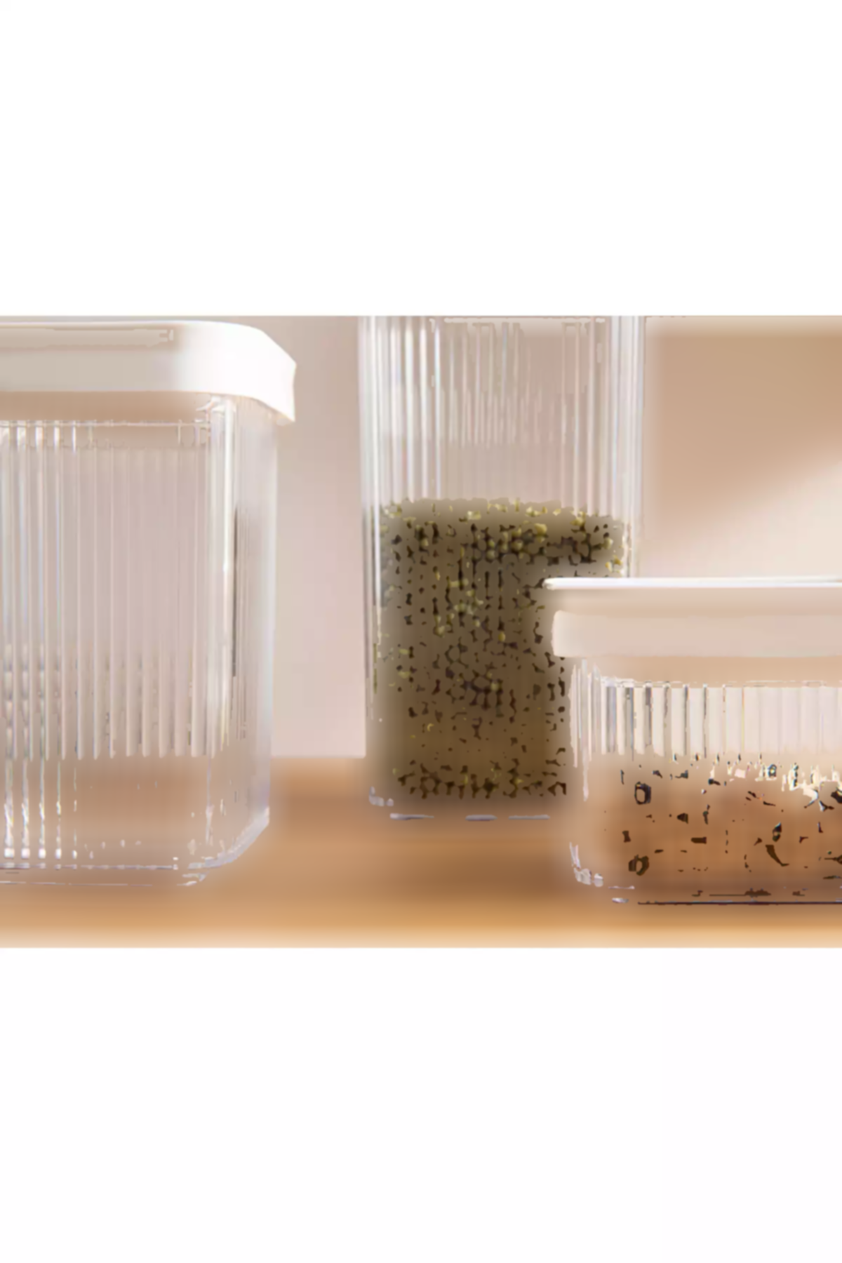 ظرف مواد غذایی پلاستیکی 1750میلی لیتر مربع بژ برند English Home کد 1758490323