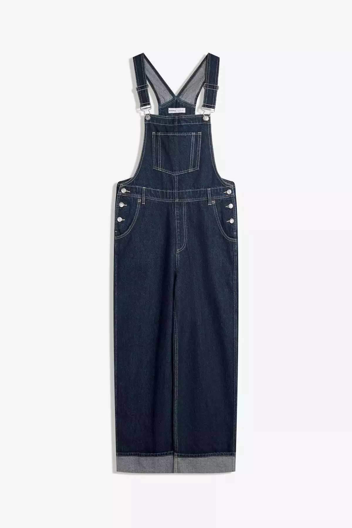 سرهمی جین گشاد بنددار برند Bershka کد 1757724071