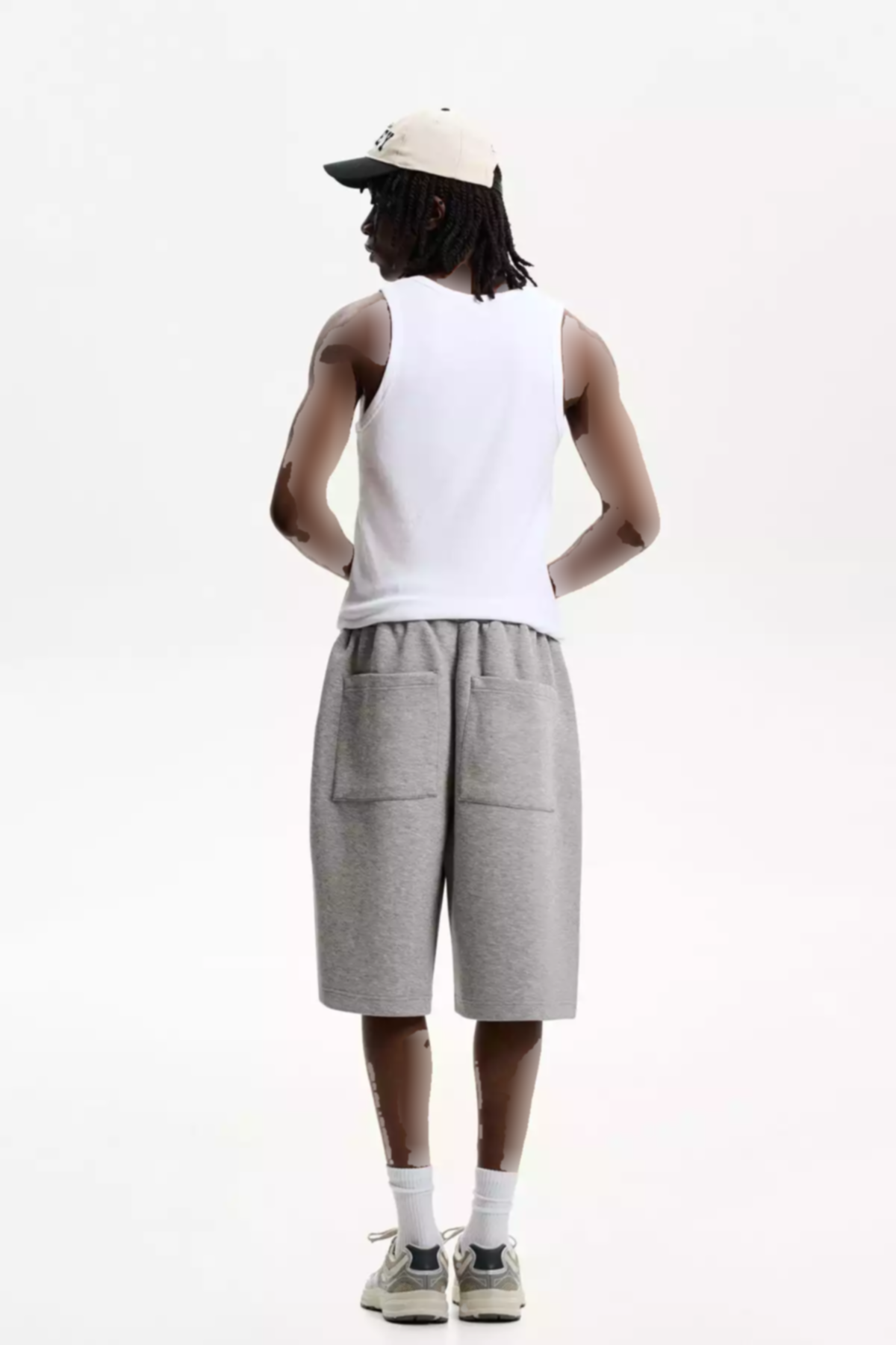 شلوارک برمودا گشاد به صورت برند Bershka کد 1758471185