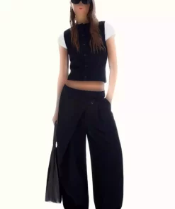 کمردار شلوار برند Bershka کد 1758120066