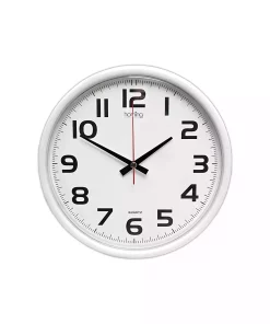 ساعت دیواری مدرن سفید خانه نشینی 28cm برند HOMİNG کد 1758131462