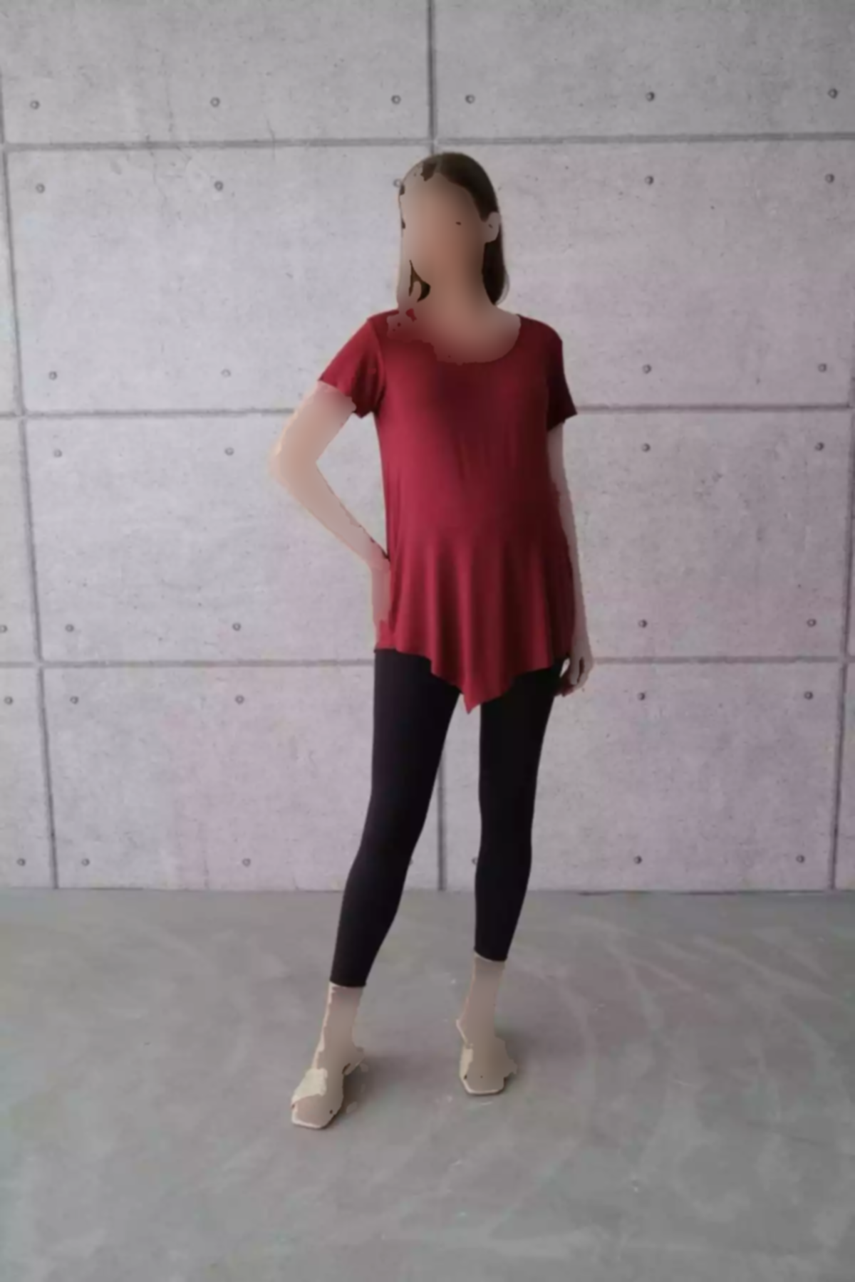 تک نفره زرشکی عدد تیشرت بارداری برند SARE ERKMEN کد 1758296474