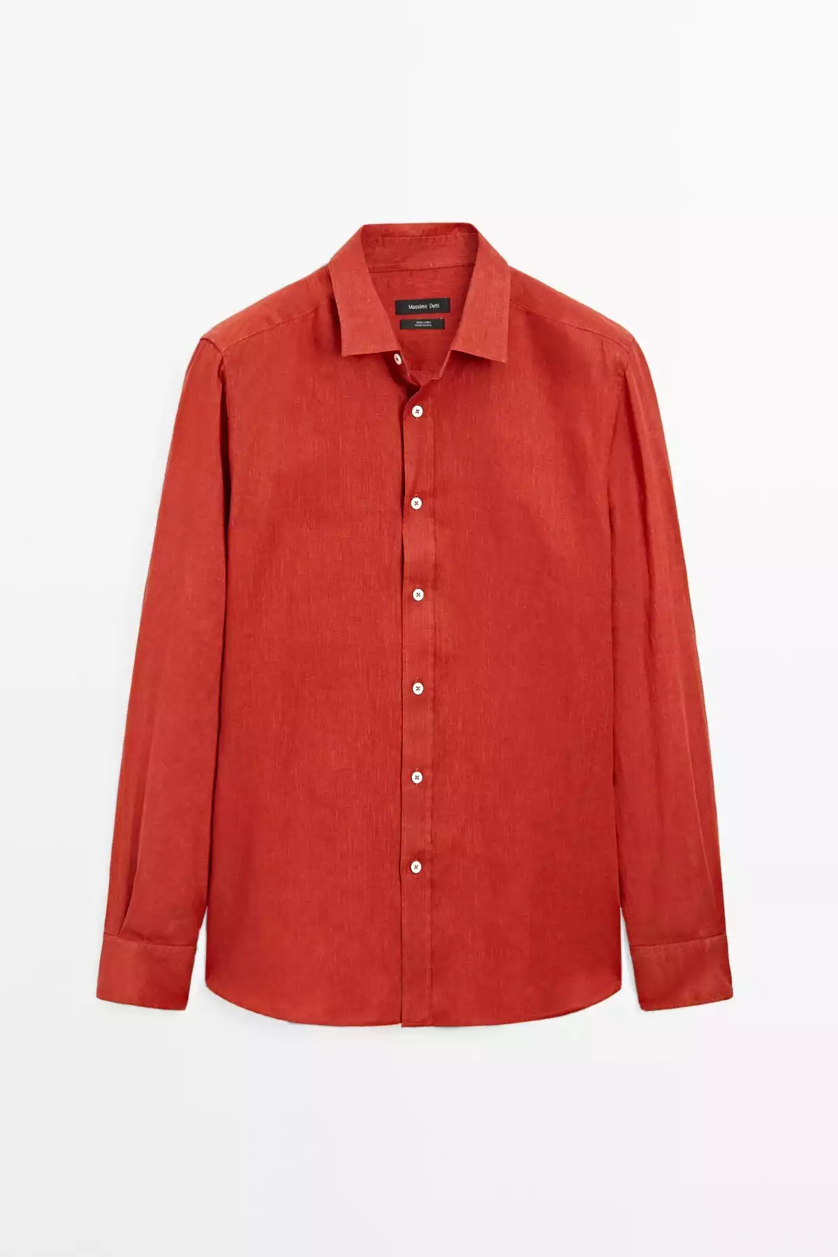 پیراهن اسلیم فیت 100کتان برند Massimo Dutti کد 1757758988